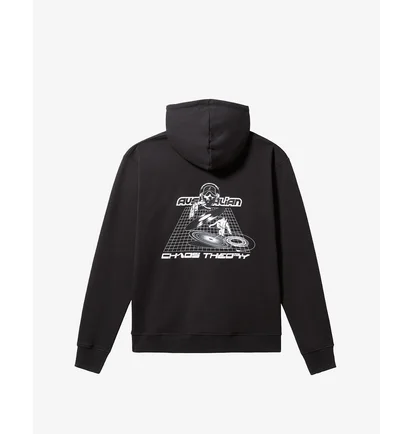Худи мужское AUSTRALIAN Hoodie Fleece Mixing Chaos Black HCUFE0059-003