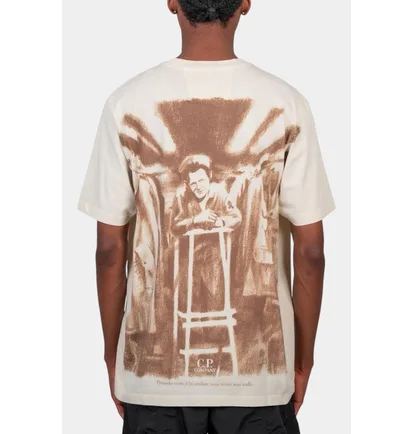 Футболка мужская C.P. Company Beige 20CMTS291A005431G
