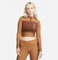 Спортивный костюм женский Nike Sportswear Tech Brown FD4236-270__FD4237-270