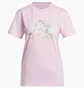 Футболка женская Adidas Floral Badge Of Sport Graphic Pink IZ4224