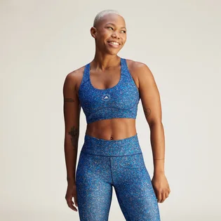 Топ жіночий Adidas By Stella Mccartney Truepurpose Power Impact Printed Training Blue JF8482