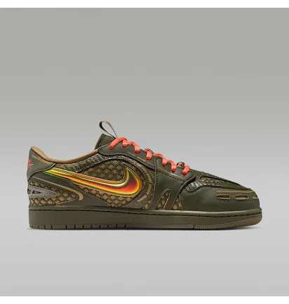 Кроссовки женские Air Jordan 1 Mm Low V3 Olive HQ2186-300