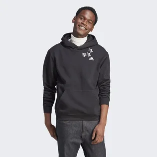 Худи мужское Adidas Scribble Fleece Black HY1287