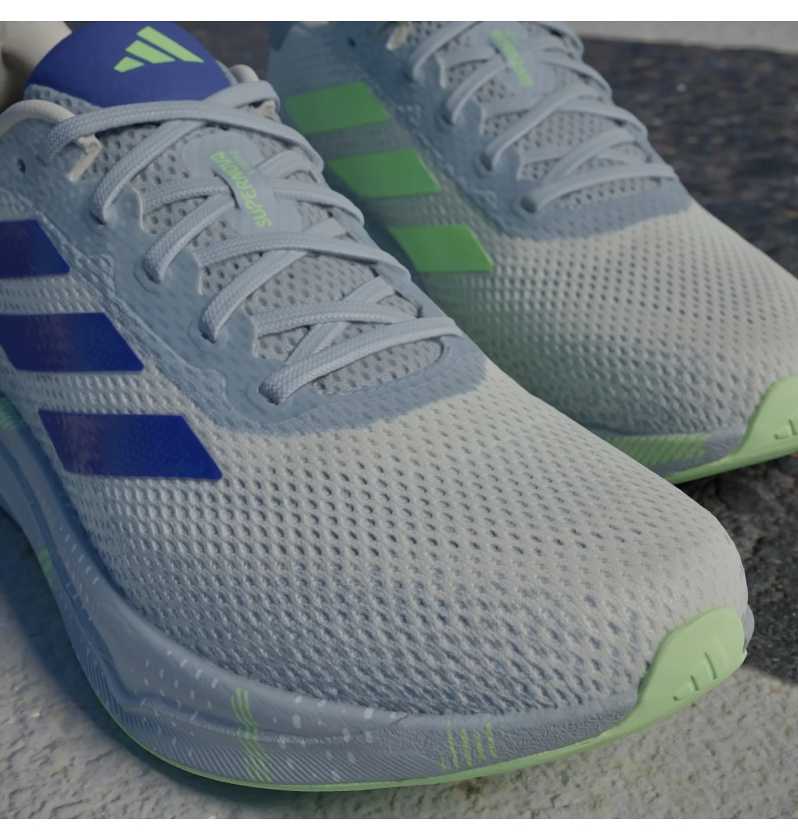 ᐉ Кросівки унісекс Adidas Supernova Stride Shoes White/Light Blue