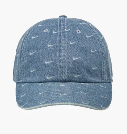 Кепка унисекс Nike Unstructured Denim Blue HQ0360-429