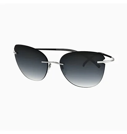 Солнцезащитные очки женские Silhouette Metallic/Grey 8175-6560