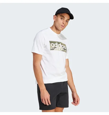 Футболка чоловіча Adidas Camo Linear Graphic White IN6473
