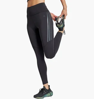 Леггинсы женские Adidas Dailyrun 3 Stripes 7/8 Running Tights Black HS5454