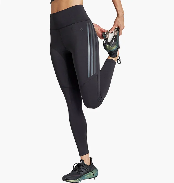 Леггинсы женские Adidas Dailyrun 3 Stripes 7/8 Running Tights Black HS5454
