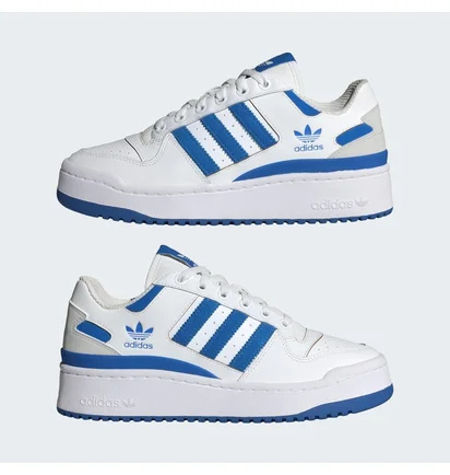 Кроссовки женские Adidas Forum Bold Stripes Shoes White/Grey ID0564