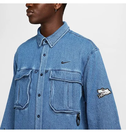 Рубашка унисекс Nike X Drake Nocta Blue FZ3260-486