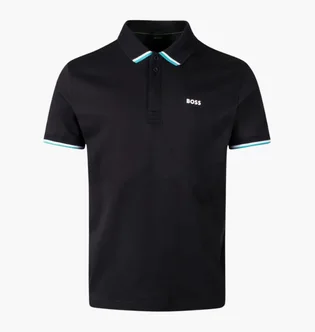 Поло мужское Boss Paddy Lux Black 50538185-001