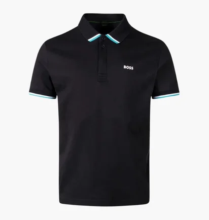 Поло мужское Boss Paddy Lux Black 50538185-001
