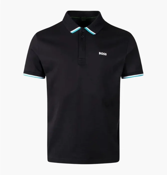 Поло мужское Boss Paddy Lux Black 50538185-001