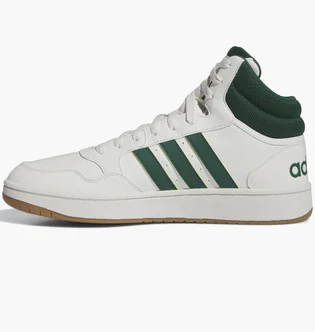 Кросівки чоловічі Adidas Hoops 3.0 Mid Lifestyle Basketball Classic Vintage Shoes White IG5570