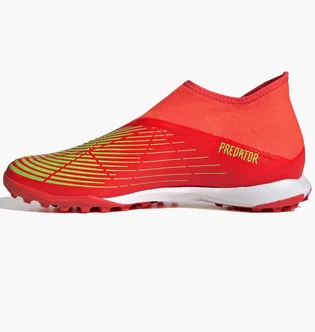 Сороконіжки унісекс Adidas Predator Edge.3 Laceless Turf Soccer Shoes Red Gv8533