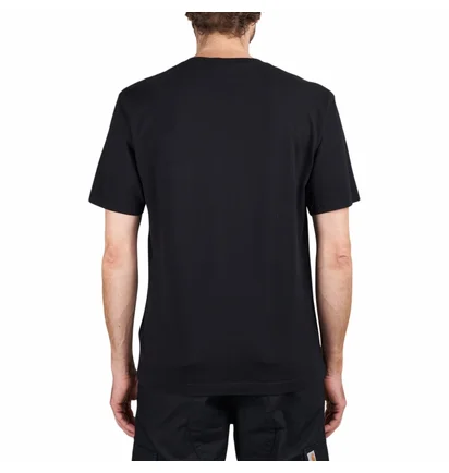 Футболка чоловіча Carne Bollente Middle Edging T-Shirt Black AW23ST0102-BLACK