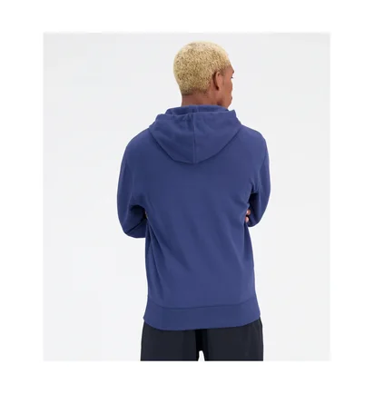 Толстовка мужская New Balance Essentials Stacked Logo French Terry Blue MJ31536-NNY