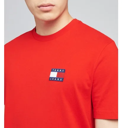 Футболка чоловіча Tommy Jeans Badge Logo T-Shirt Red 78F0203-615