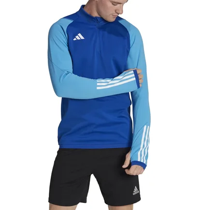 Кофта мужская Adidas Long-Sleeve T-Shirt Tiro23 C Tr Top Blue HU1309