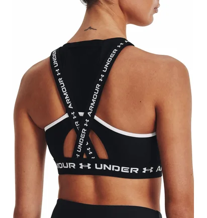 Топ женский Under Armour Soutien-Gorge Crossback Mid Black 1370069-001