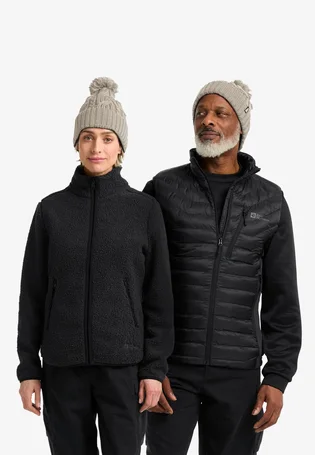 Шапка унисекс JACK WOLFSKIN Pompom Grey 1905092A-0056