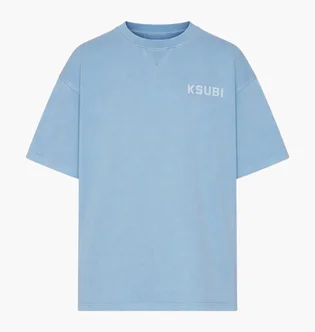 Футболка мужская Ksubi K-Lock Biggie Ss Tee Summer Light Blue MSP26TE009