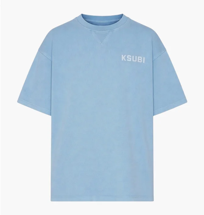 Футболка мужская Ksubi K-Lock Biggie Ss Tee Summer Light Blue MSP26TE009
