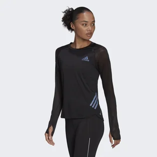 Лонгслив женский Adidas Running Medium-Support Pocket Bra Black H57746