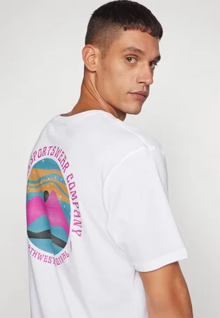 Футболка чоловіча Columbia Rollingwood Back Print T-Shirt In White C2342D03C-A11