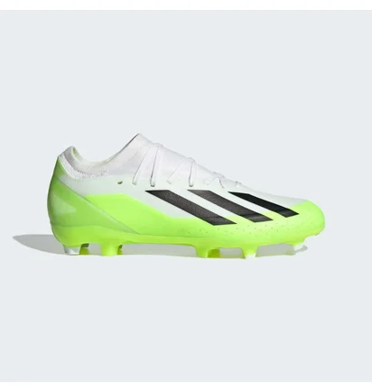 Бутсы мужские Adidas X Crazyfast.3 Firm Ground Cleats White/Green HQ4534