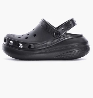 Тапочки женские CROCS Classic Crush Clog Black 207521-001