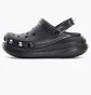 Тапочки женские CROCS Classic Crush Clog Black 207521-001
