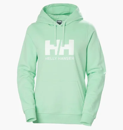 Худи женское Helly Hansen Logo Hoodie Green 33978-419
