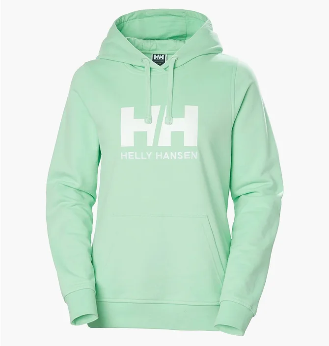 Худи женское Helly Hansen Logo Hoodie Green 33978-419