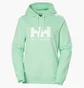 Худи женское Helly Hansen Logo Hoodie Green 33978-419