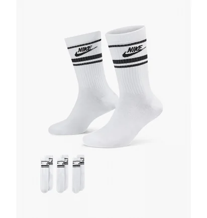 Носки унисекс Nike U Nk Nsw Everyday Essential Cr White (3 пары) DX5089-103