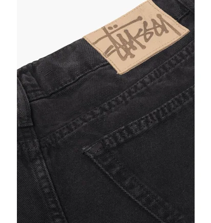 Штаны мужские Stussy Washed Canvas Big Ol Jeans Black 116618-0001