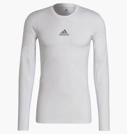 Лонгслів чоловічий Adidas Techfit Climawarm White Gu7334