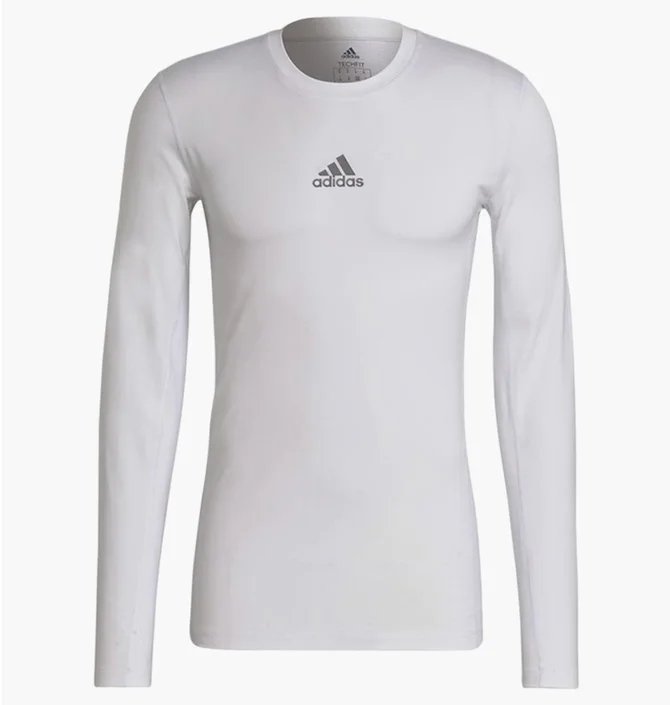 Лонгслів чоловічий Adidas Techfit Climawarm White Gu7334