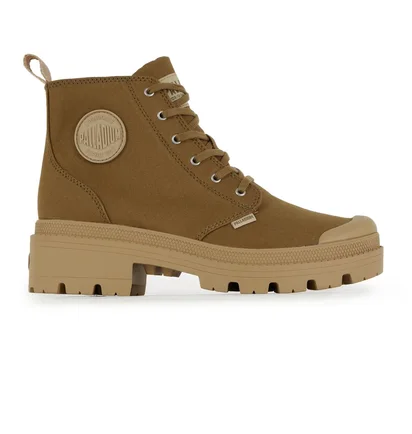 Черевики жіночі Palladium Pallabase Twill Grey 96907-204-M