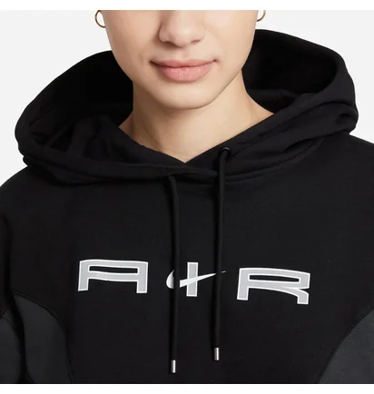 Худи женское Nike W NSW AIR FLC GX HOODIE Black DD5417-010