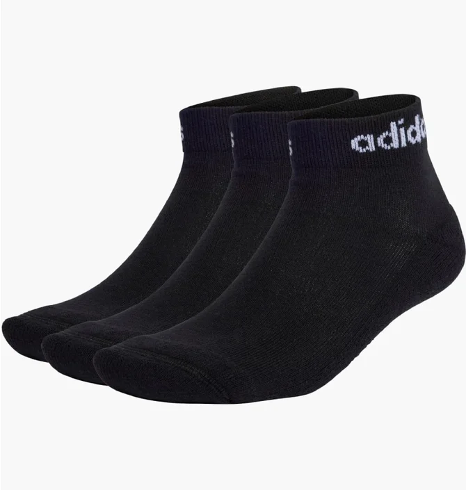 Носки унисекс Adidas C Lin Ankle Black (3 пары) IC1303