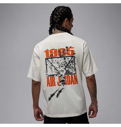 Футболка чоловіча Air Jordan Brk Svv Ovsz Gfx Ss Crew White IB3297-133