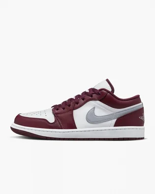 Кросівки чоловічі Nike Air Jordan 1 Low Red/White 553558-615