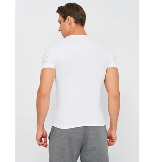 Футболка мужская Kappa Mezza Manica Girocollo White K1304-BIANCO