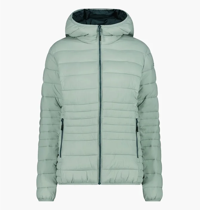 Куртка женская CMP Fix Hood Sorona Aura Fl Green 35K4076-E421