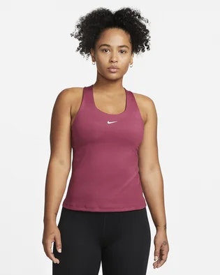 Майка женская Nike Swoosh WomenS Medium-Support Padded Sports Bra Tank Bordo DV9897-653