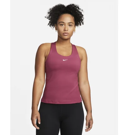 Майка женская Nike Swoosh WomenS Medium-Support Padded Sports Bra Tank Bordo DV9897-653