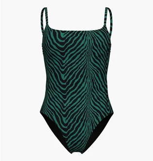 Купальник жіночий Arena Water Print Green/Black 009398-506